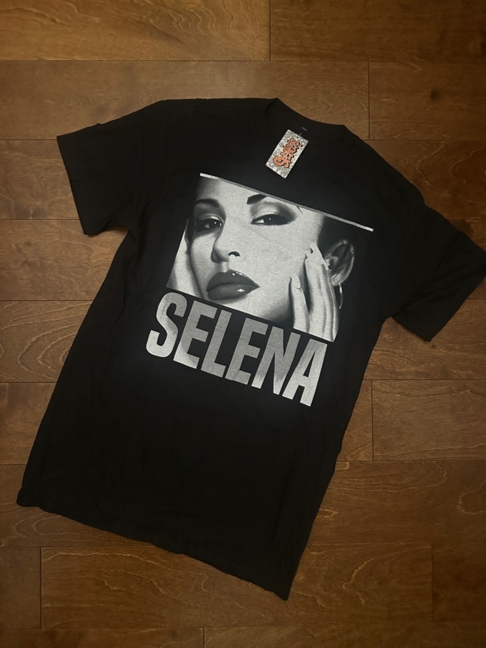 Black Selena Graphic Short Sleeve Tee